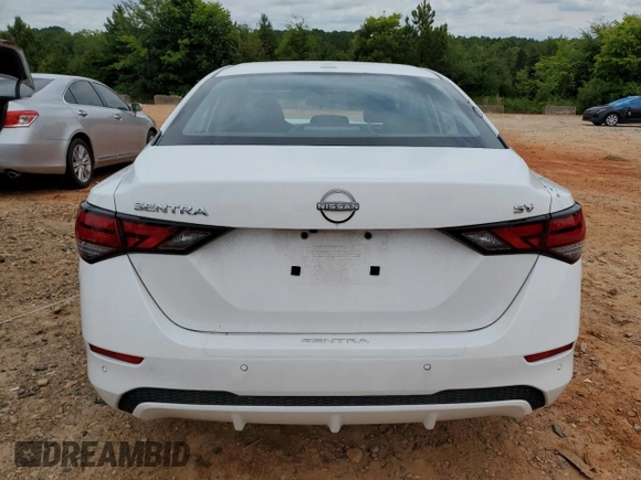 2024 Nissan Sentra SV with VIN 3N1AB8CV0RY294574, listed as a Copart auction lot 59872825 with 18,662 mi miles and Salvage title. Bid and sale history available at DreamBid. Image 6.