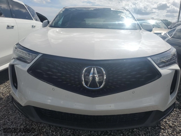 2024 Acura RDX w/A-Spec Package with VIN 5J8TC2H64RL035792, listed as a Copart auction lot 74696124 with 432 mi miles and Non Repairable. Bid and sale history available at carsss.com. Image 5.