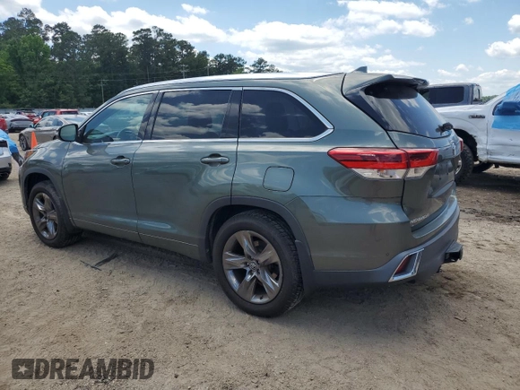 2018 Toyota Highlander Limited с VIN 5TDDZRFH7JS841952, выставлен на аукционе Copart как лот 56663945 с пробегом 50 489 миль миль и Списание • Salvage title. История ставок и продаж доступна на DreamBid. Изображение 2.