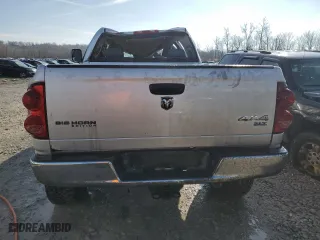 2007 Dodge Ram 2500 Laramie with VIN 3D7KS28C87G737651, listed as a Copart auction lot 85561034 with 168,606 mi miles and Salvage Title. Bid and sale history available at carsss.com. Image 6.