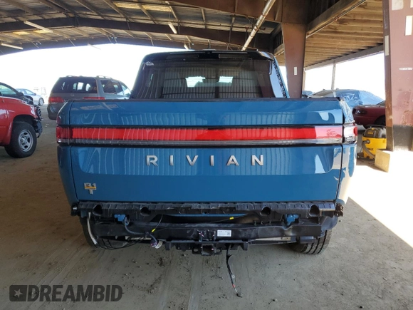 2022 Rivian R1T Adventure Package with VIN 7FCTGAAA8NN014044, listed as a Copart auction lot 49919865 with 0 mi miles and Salvage Title. Bid and sale history available at carsss.com. Image 6.