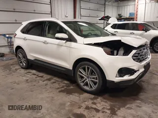 2019 Ford Edge Titanium with VIN 2FMPK4K91KBC17050, listed as a IAAI auction lot 42347771 with 39,267 mi miles and . Bid and sale history available at DreamBid. Image 1.