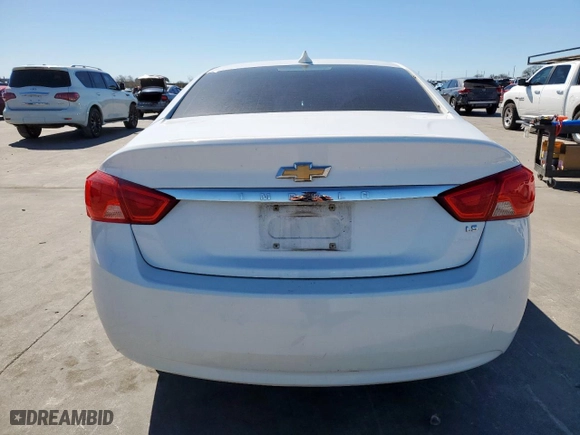 2016 Chevrolet Impala LS with VIN 2G11Z5SA5G9207554, listed as a Copart auction lot 47262705 with 153,089 mi miles and Clean Title. Bid and sale history available at carsss.com. Image 6.