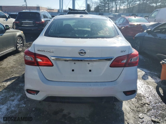 2019 Nissan Sentra SV with VIN 3N1AB7AP1KL603079, listed as a Copart auction lot 42024865 with 89,614 mi miles and Salvage Title. Bid and sale history available at carsss.com. Image 6.