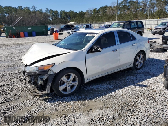 2010 Acura TSX with VIN JH4CU2F69AC005317, listed as a Copart auction lot 48980225 with 161,826 mi miles and Salvage Title. Bid and sale history available at carsss.com. Image 1.