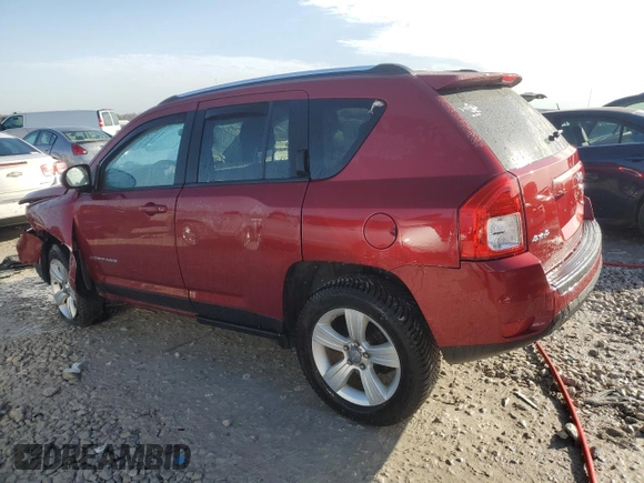 2012 Jeep Compass Sport with VIN 1C4NJDBB2CD625747, listed as a Copart auction lot 49694105 with 107,922 mi miles and Clean Title. Bid and sale history available at carsss.com. Image 2.
