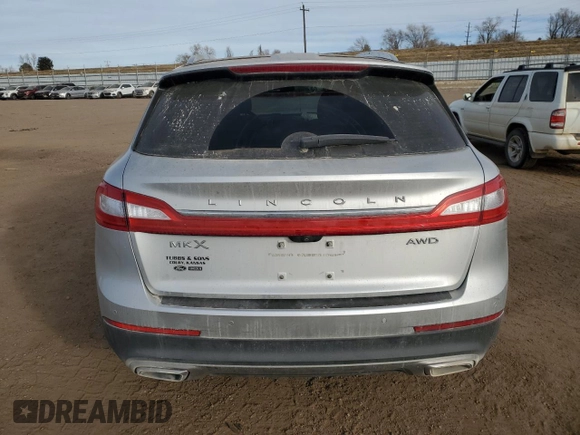 2016 Lincoln MKX Reserve with VIN 2LMTJ8LR8GBL88588, listed as a Copart auction lot 85733924 with 41,258 mi miles and Salvage Title. Bid and sale history available at carsss.com. Image 6.