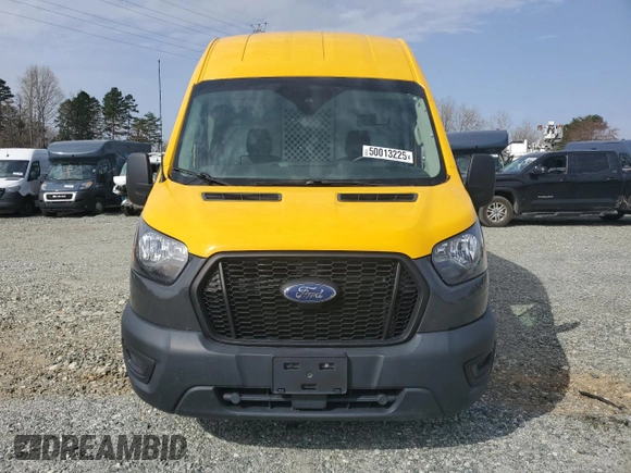 2021 Ford Transit Cargo with VIN 1FTBR1X84MKA08421, listed as a Copart auction lot 50013225 with 99,397 mi miles and Salvage Title. Bid and sale history available at DreamBid. Image 5.