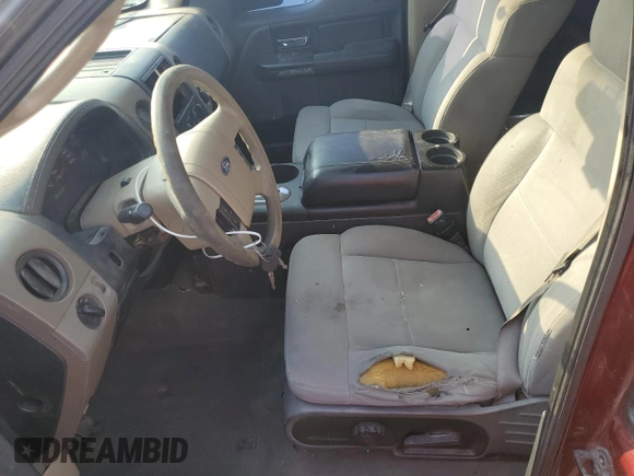 2004 Ford F-150 XL with VIN 1FTRF12W74NC67500, listed as a Copart auction lot 52915375 with Not provided miles and Salvage title. Bid and sale history available at DreamBid. Image 7.
