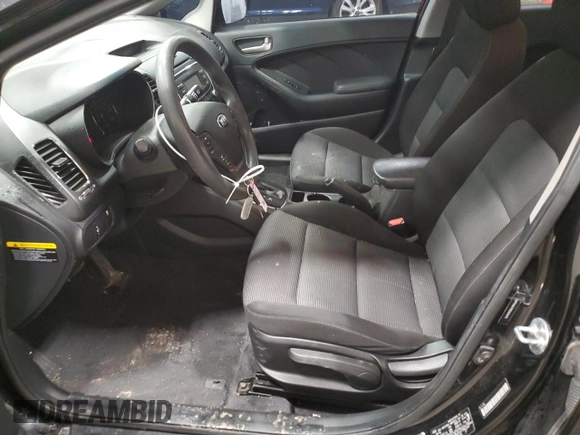 2017 Kia Forte LX with VIN 3KPFK4A79HE045478, listed as a Copart auction lot 50536325 with 55,579 mi miles and Clean Title. Bid and sale history available at carsss.com. Image 7.