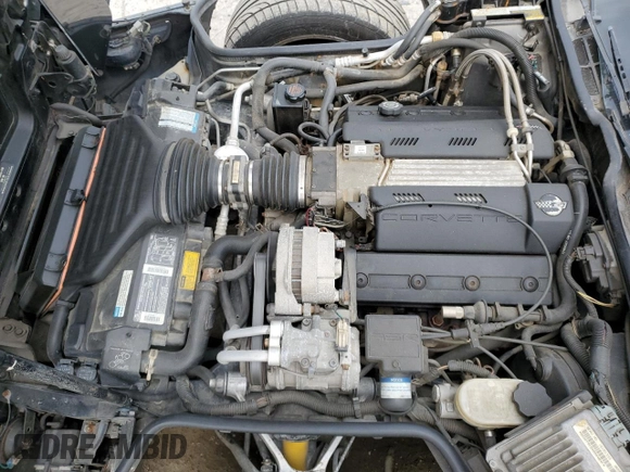 1994 Chevrolet Corvette z VIN 1G1YY22P4R5114674, wystawiony jako Copart lot #55403525 z przebiegiem Nie podano mil oraz Czysty tytuł • Clean title. Historia ofert i sprzedaży dostępna na DreamBid. Obrazek 11.