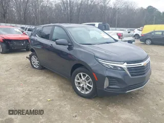 2022 Chevrolet Equinox LT with VIN 3GNAXKEV2NS100236, listed as a IAAI auction lot 41502526 with 59,032 mi miles. Bid and sale history available at carsss.com. Image 1.