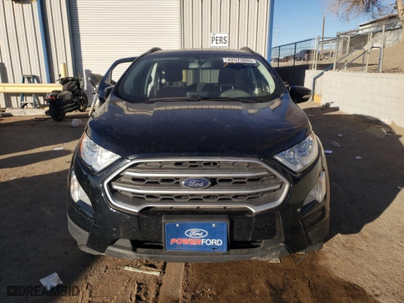 2021 Ford EcoSport SE with VIN MAJ3S2GEXMC444470, listed as a Copart auction lot 42573665 with 36,500 mi miles and Salvage Title. Bid and sale history available at carsss.com. Image 5.