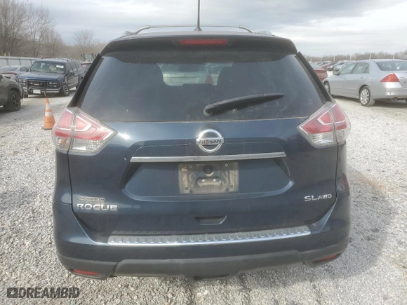 2015 Nissan Rogue SL with VIN 5N1AT2MV9FC811621, listed as a Copart auction lot 46576665 with 153,847 mi miles and Salvage Title. Bid and sale history available at carsss.com. Image 6.