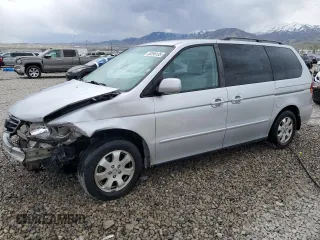 2004 Honda Odyssey EX-RES z VIN 5FNRL18804B121844, wystawiony jako Copart lot #53390135 z przebiegiem 284 065 mil mil oraz Szkoda całkowita • Salvage title. Historia ofert i sprzedaży dostępna na DreamBid. Obrazek 1.
