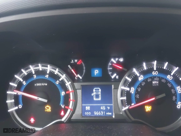 2017 Toyota 4Runner SR5 with VIN JTEBU5JR2H5443347, listed as a IAAI auction lot 41914439 with 96,631 mi miles. Bid and sale history available at carsss.com. Image 7.