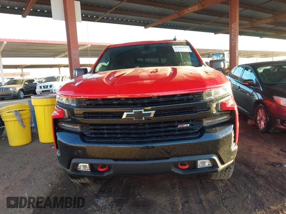 2021 Chevrolet Silverado 1500 LT Trail Boss with VIN 3GCPYFED1MG150609, listed as a IAAI auction lot 41709045 with 51,863 mi miles and . Bid and sale history available at DreamBid. Image 12.