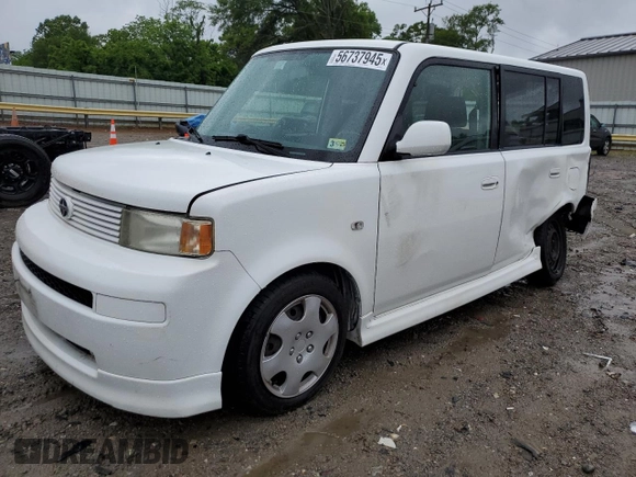 2005 Scion xB z VIN JTLKT324154025074, wystawiony jako Copart lot #56737945 z przebiegiem 222 857 mil mil oraz Szkody całkowita. Historia ofert i sprzedaży dostępna na DreamBid. Obrazek 1.