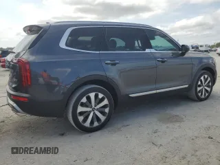 2021 Kia Telluride S with VIN 5XYP64HC1MG160598, listed as a Copart auction lot 54378735 with 128,252 mi miles and Salvage title. Bid and sale history available at DreamBid. Image 3.