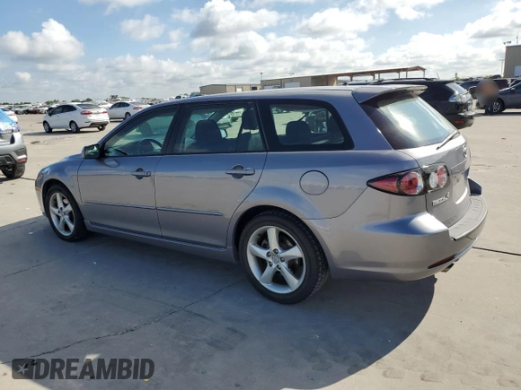 2006 Mazda 6 S Sport VE with VIN 1YVHP82D165M35595, listed as a Copart auction lot 59902814 with 124,566 mi miles and Clean Title. Bid and sale history available at carsss.com. Image 2.