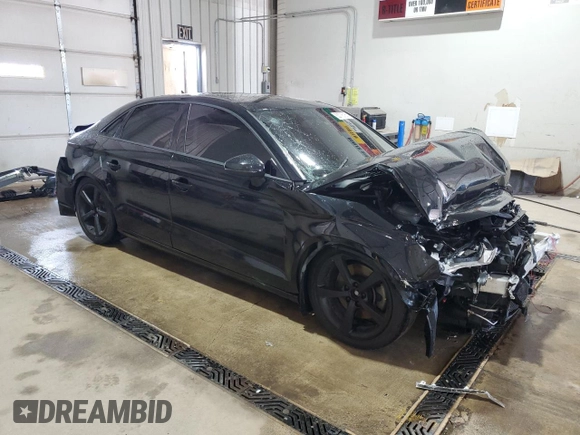2015 Audi A3 Premium with VIN WAUACGFF4F1031851, listed as a Copart auction lot 63776735 with 156,941 mi miles and Salvage title. Bid and sale history available at DreamBid. Image 4.