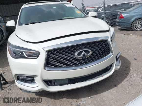 2017 Infiniti QX60 with VIN 5N1DL0MM7HC519011, listed as a IAAI auction lot 41804659 with 118,401 mi miles and . Bid and sale history available at DreamBid. Image 12.