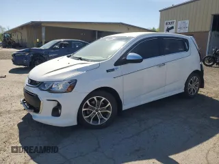 2019 Chevrolet Sonic LT with VIN 1G1JD6SB0K4104714, listed as a Copart auction lot 55098205 with 94,212 mi miles and Salvage title. Bid and sale history available at DreamBid. Image 1.