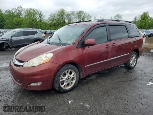 2006 Toyota Sienna XLE z VIN 5TDBA22C66S055082, wystawiony jako Copart lot #56832985 z przebiegiem 269 443 mil mil oraz Czysty tytuł • Clean title. Historia ofert i sprzedaży dostępna na DreamBid. Obrazek 1.