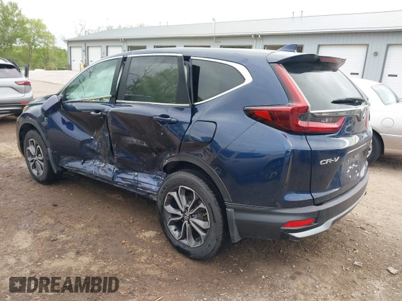 2022 Honda CR-V EX-L with VIN 2HKRW2H89NH651794, listed as a IAAI auction lot 42224492 with 56,996 mi miles and . Bid and sale history available at DreamBid. Image 3.