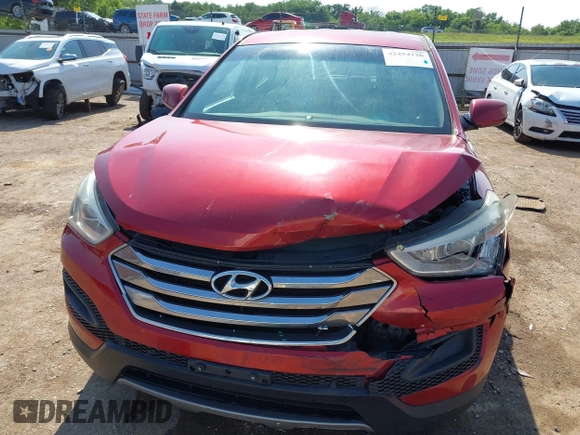 2014 Hyundai Santa Fe with VIN 5XYZT3LB1EG134837, listed as a IAAI auction lot 42454126 with 118,225 mi miles and . Bid and sale history available at DreamBid. Image 6.