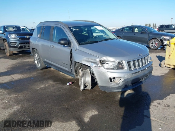 2016 Jeep Compass Sport with VIN 1C4NJDBB1GD587577, listed as a IAAI auction lot 41403682 with 54,158 mi miles and . Bid and sale history available at DreamBid. Image 1.