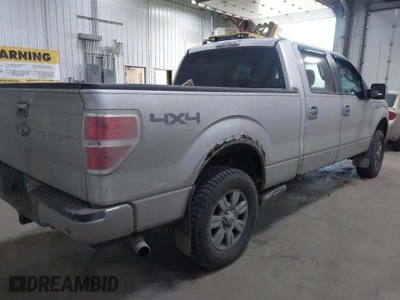 2010 Ford F-150 XL with VIN 1FTFW1EV1AFB24487, listed as a IAAI auction lot 41829704 with 516,121 mi miles. Bid and sale history available at carsss.com. Image 4.