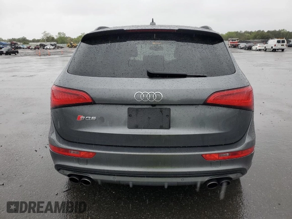 2015 Audi SQ5 Premium Plus with VIN WA1CGAFP0FA125418, listed as a Copart auction lot 58031415 with 156,188 mi miles and Salvage title. Bid and sale history available at DreamBid. Image 6.