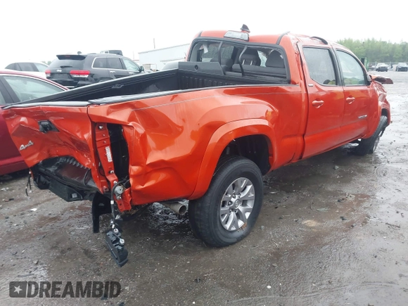 2017 Toyota Tacoma SR5 with VIN 5TFDZ5BN0HX015629, listed as a IAAI auction lot 42002103 with 127,829 mi miles. Bid and sale history available at carsss.com. Image 4.