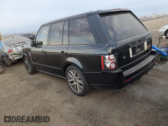 2012 Land Rover Range Rover SC Autobiography with VIN SALMP1E46CA385344, listed as a Copart auction lot 82900084 with 81,267 mi miles and Clean title. Bid and sale history available at DreamBid. Image 2.