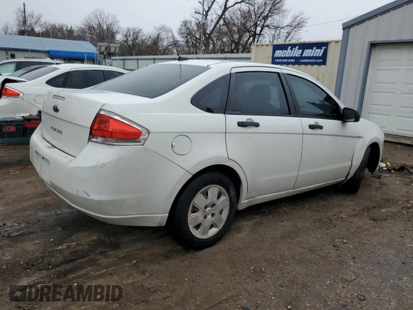 2010 Ford Focus S with VIN 1FAHP3ENXAW119022, listed as a Copart auction lot 44357395 with 186,385 mi miles and Salvage Title. Bid and sale history available at carsss.com. Image 3.
