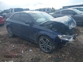2017 Audi A3 Sedan Premium with VIN WAUAUGFF4H1041117, listed as a IAAI auction lot 41408497 with 93,947 mi miles. Bid and sale history available at carsss.com. Image 1.