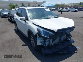 2023 Subaru Forester Premium with VIN JF2SKADCXPH409956, listed as a IAAI auction lot 42530347 with 10,781 mi miles and . Bid and sale history available at DreamBid. Image 1.
