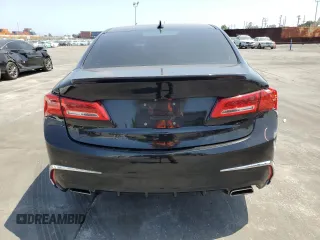 2019 Acura TLX Advance with VIN 19UUB2F8XKA007332, listed as a Copart auction lot 61984505 with 123,542 mi miles and Salvage title. Bid and sale history available at DreamBid. Image 6.