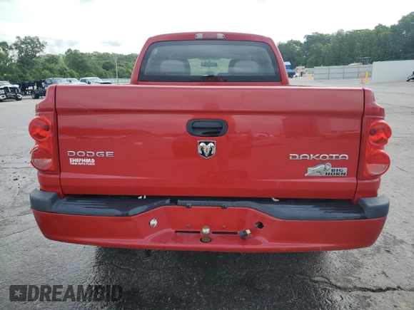 2010 Dodge Dakota Bighorn/Lonestar z VIN 1D7CW3GK9AS228269, wystawiony jako Copart lot #54786095 z przebiegiem 175 749 mil mil oraz Szkoda całkowita • Salvage title. Historia ofert i sprzedaży dostępna na DreamBid. Obrazek 6.