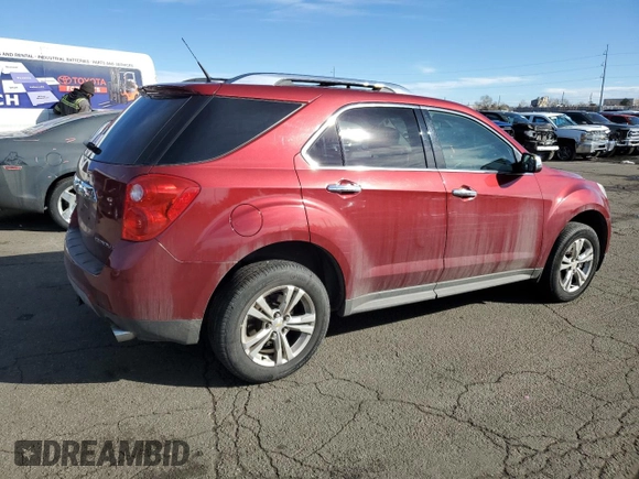 2012 Chevrolet Equinox LTZ with VIN 2GNFLGE57C6302399, listed as a Copart auction lot 46603845 with 140,072 mi miles and Salvage Title. Bid and sale history available at carsss.com. Image 3.