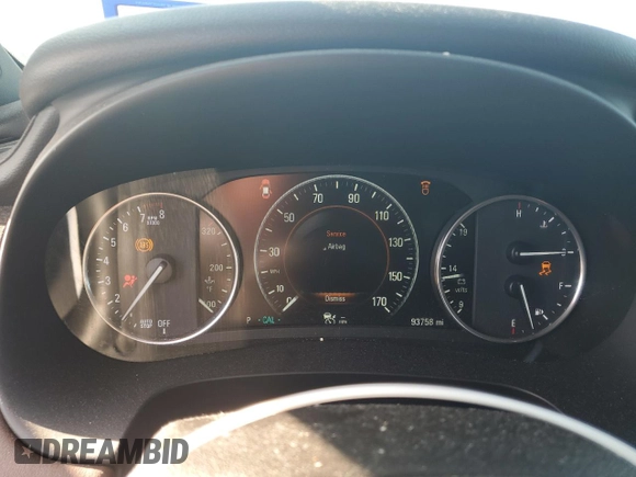 2019 Buick LaCrosse Avenir with VIN 1G4ZU5SS5KU100335, listed as a Copart auction lot 52528445 with 93,758 mi miles and Salvage Title. Bid and sale history available at carsss.com. Image 9.