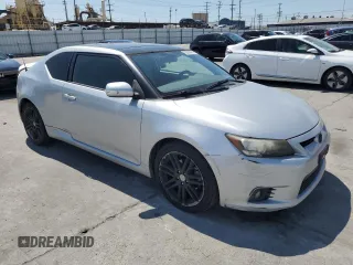 2012 Scion tC with VIN JTKJF5C74C3041767, listed as a Copart auction lot 52808475 with 158,752 mi miles and Salvage Title. Bid and sale history available at carsss.com. Image 4.