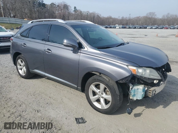 2012 Lexus RX 350 with VIN 2T2BK1BA1CC127313, listed as a Copart auction lot 49163555 with 207,408 mi miles and Salvage Title. Bid and sale history available at carsss.com. Image 4.