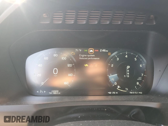 2016 Volvo XC90 R-Design with VIN YV4102KM8G1055989, listed as a Copart auction lot 74197424 with 102,600 mi miles and Salvage Title. Bid and sale history available at DreamBid. Image 9.