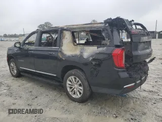2021 GMC Yukon XL SLT with VIN 1GKS2GKD0MR429799, listed as a Copart auction lot 81524424 with 0 mi miles and Salvage Title. Bid and sale history available at carsss.com. Image 2.