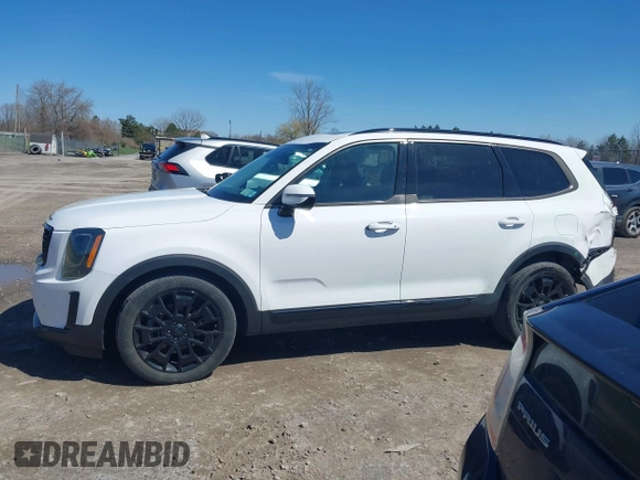 2021 Kia Telluride SX with VIN 5XYP5DHC0MG145965, listed as a IAAI auction lot 42069560 with 54,361 mi miles. Bid and sale history available at carsss.com. Image 14.
