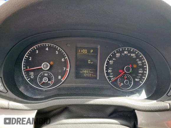 2015 Volkswagen Passat Limited Edition with VIN 1VWAS7A39FC041151, listed as a Copart auction lot 64945675 with 104,591 mi miles and Clean title. Bid and sale history available at DreamBid. Image 9.