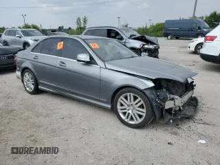 2008 Mercedes-Benz C 300 Sport with VIN WDDGF54X78F173353, listed as a Copart auction lot 59357975 with Not provided miles and Salvage title. Bid and sale history available at DreamBid. Image 4.