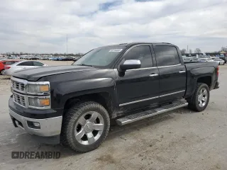 2015 Chevrolet Silverado 1500 LTZ with VIN 3GCUKSEC0FG518950, listed as a Copart auction lot 50194585 with 199,482 mi miles and Salvage Title. Bid and sale history available at carsss.com. Image 1.